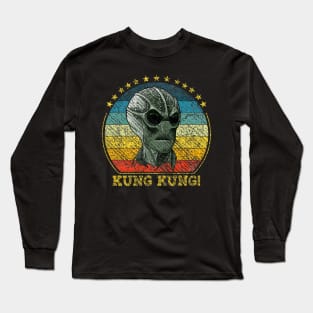 Vintage Kung Kung!! | Resident Alien Long Sleeve T-Shirt